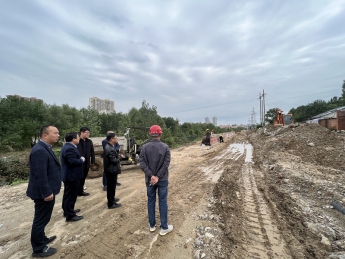 中國農業發展銀行西鄉縣支行一行至西鄉縣文旅場館建設PPP項目地實地調研